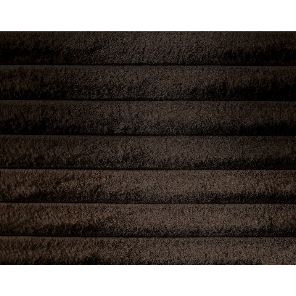 Dexter Brown Corduroy Fabric Queen Bed