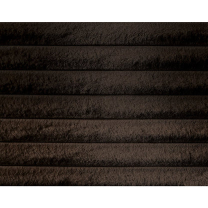 Dexter Brown Corduroy Fabric Queen Bed