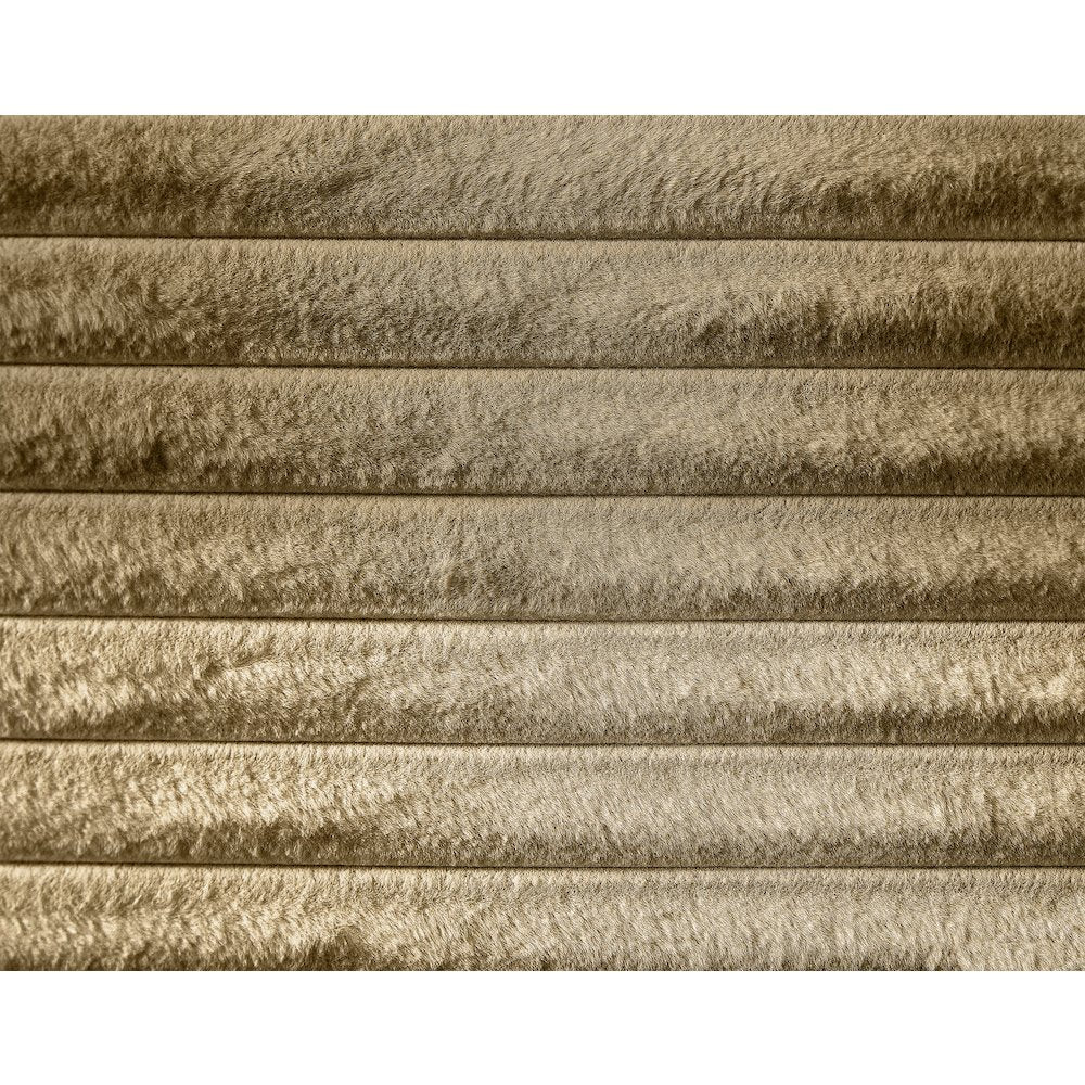Dexter Camel Corduroy Fabric Queen Bed