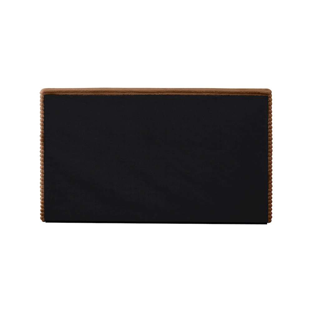 Dexter Saddle Corduroy Fabric King Bed