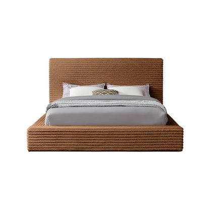 Dexter Saddle Corduroy Fabric Queen Bed