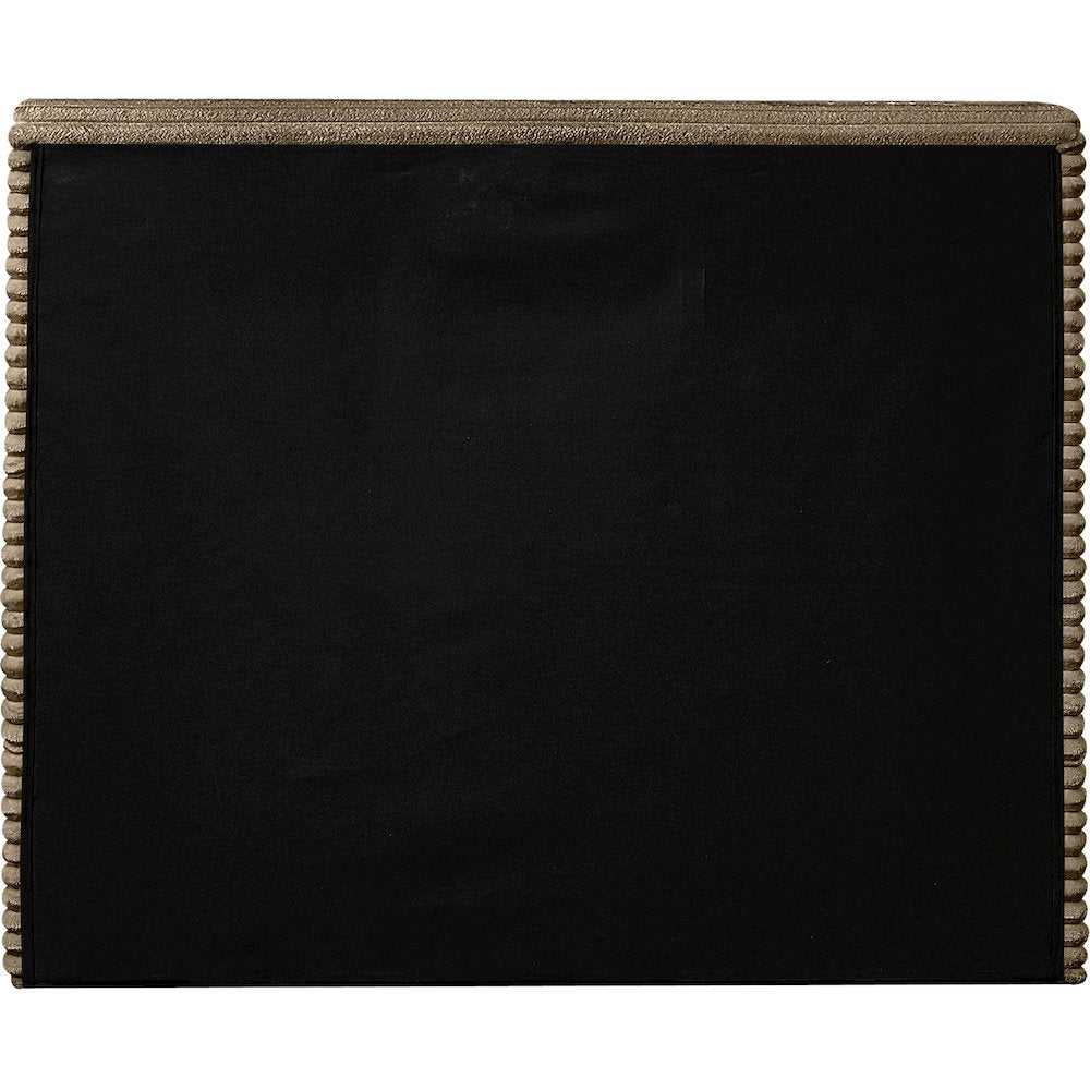 Dexter Taupe Corduroy Fabric Twin Bed