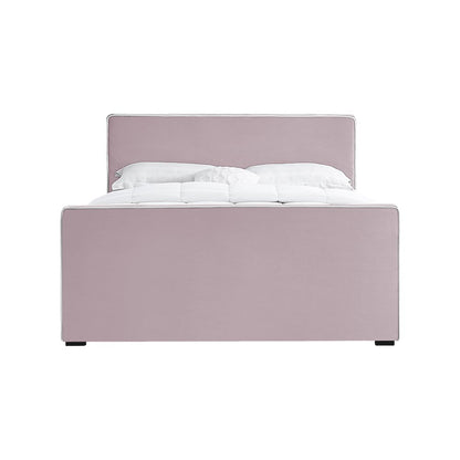 Dillard Pink Velvet Full Bed