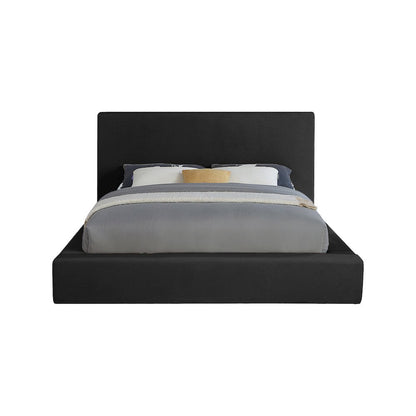 Dorian Black Velvet Full Bed