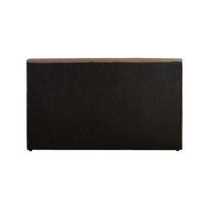 Dorian Brown Velvet King Bed