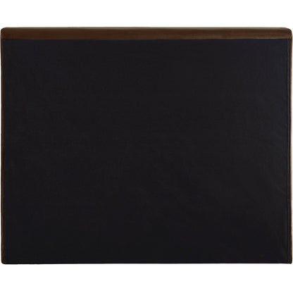 Dorian Brown Velvet Twin Bed