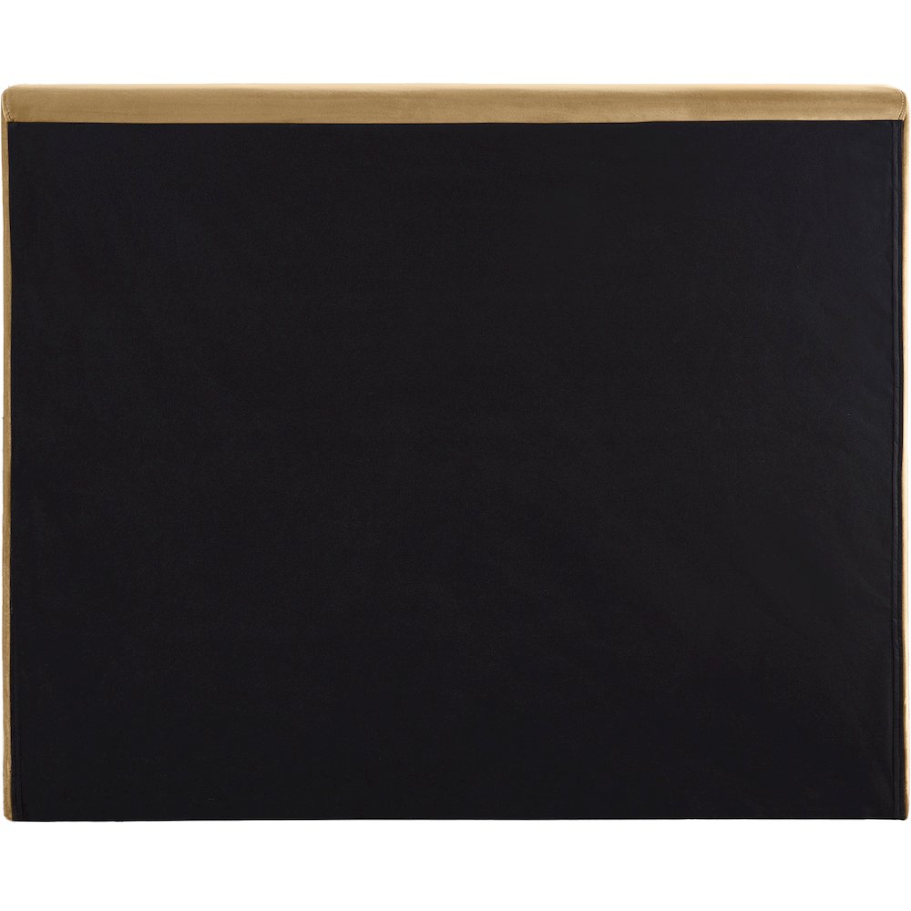 Dorian Camel Velvet Twin Bed