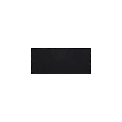 Drew Black Corduroy Fabric Queen Bed