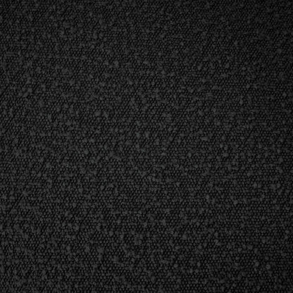 Eden Black Boucle Fabric Queen Bed