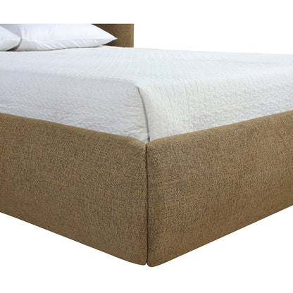 Elowen Brown Chenille Fabric Upholstered Full Bed
