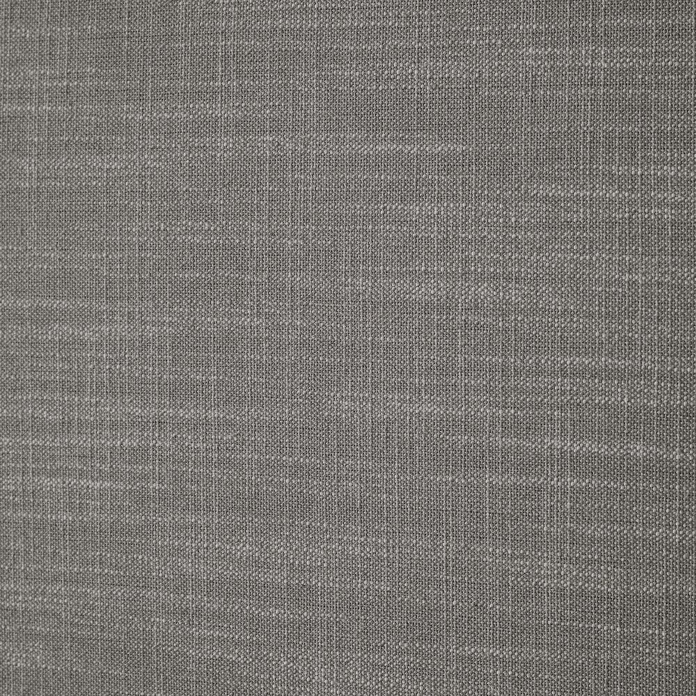 Emerson Grey Linen Textured Fabric Queen Bed