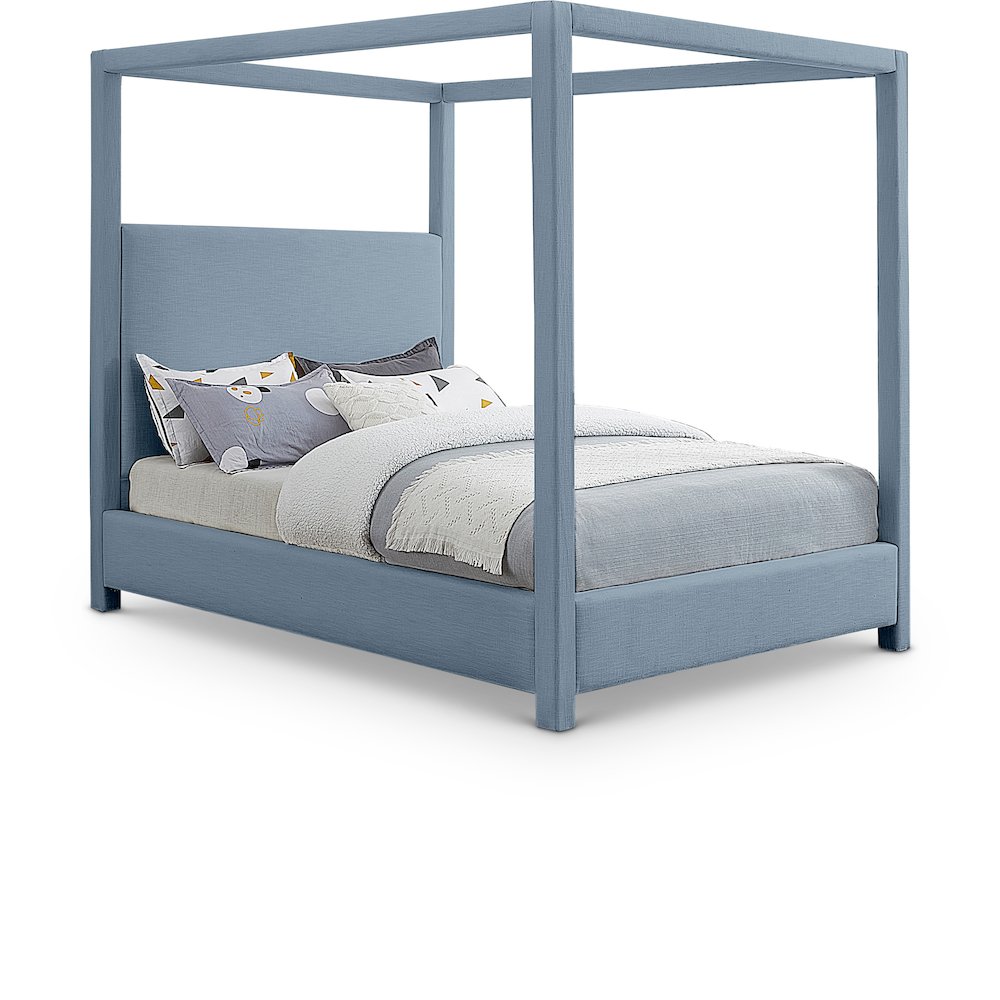 Emerson Sky Blue Queen Bed