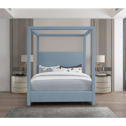 Emerson Sky Blue Queen Bed