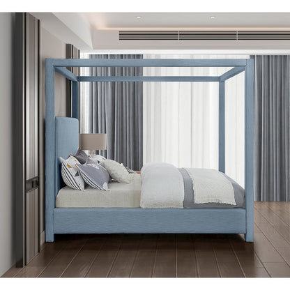 Emerson Sky Blue Queen Bed
