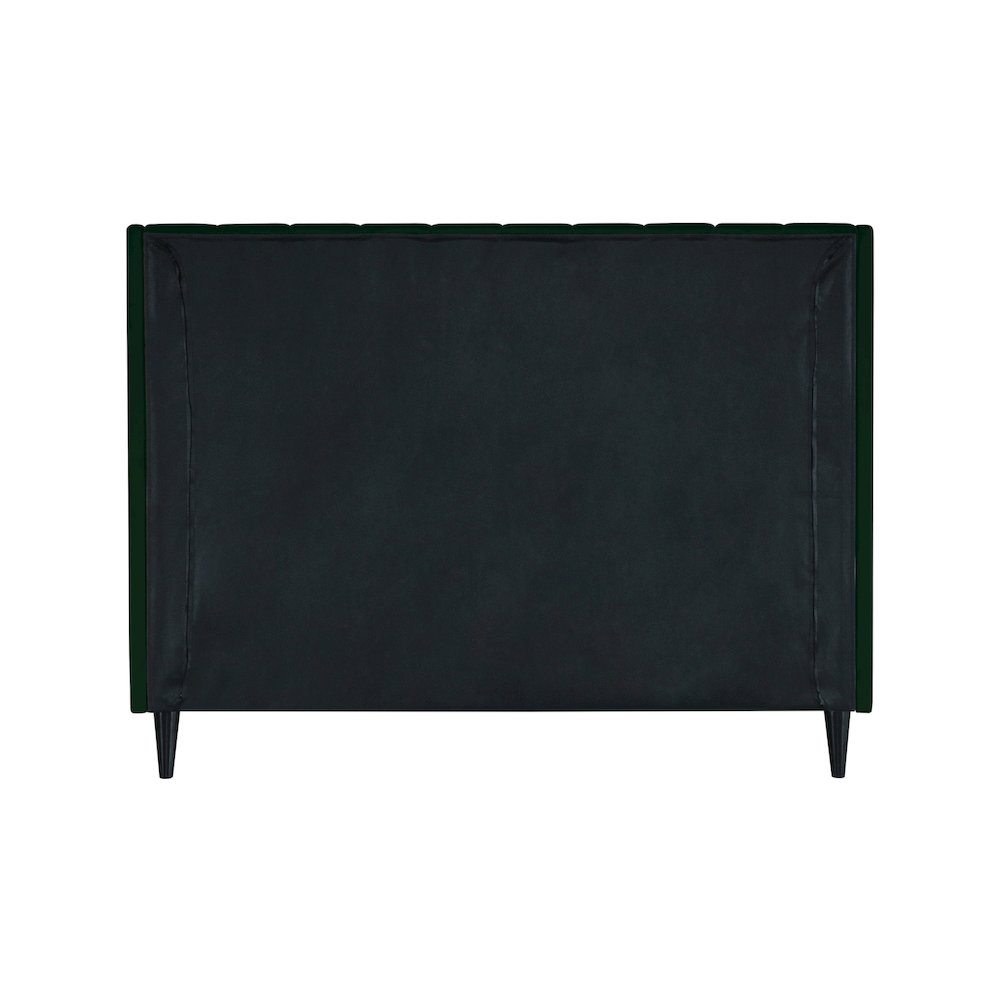 Eva Green Velvet King Bed
