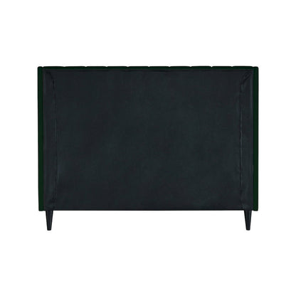 Eva Green Velvet King Bed