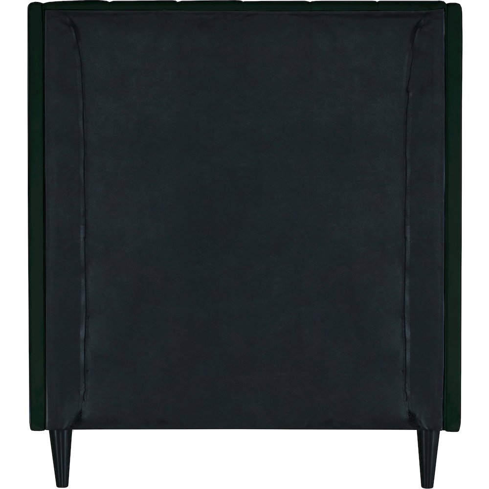 Eva Green Velvet Twin Bed