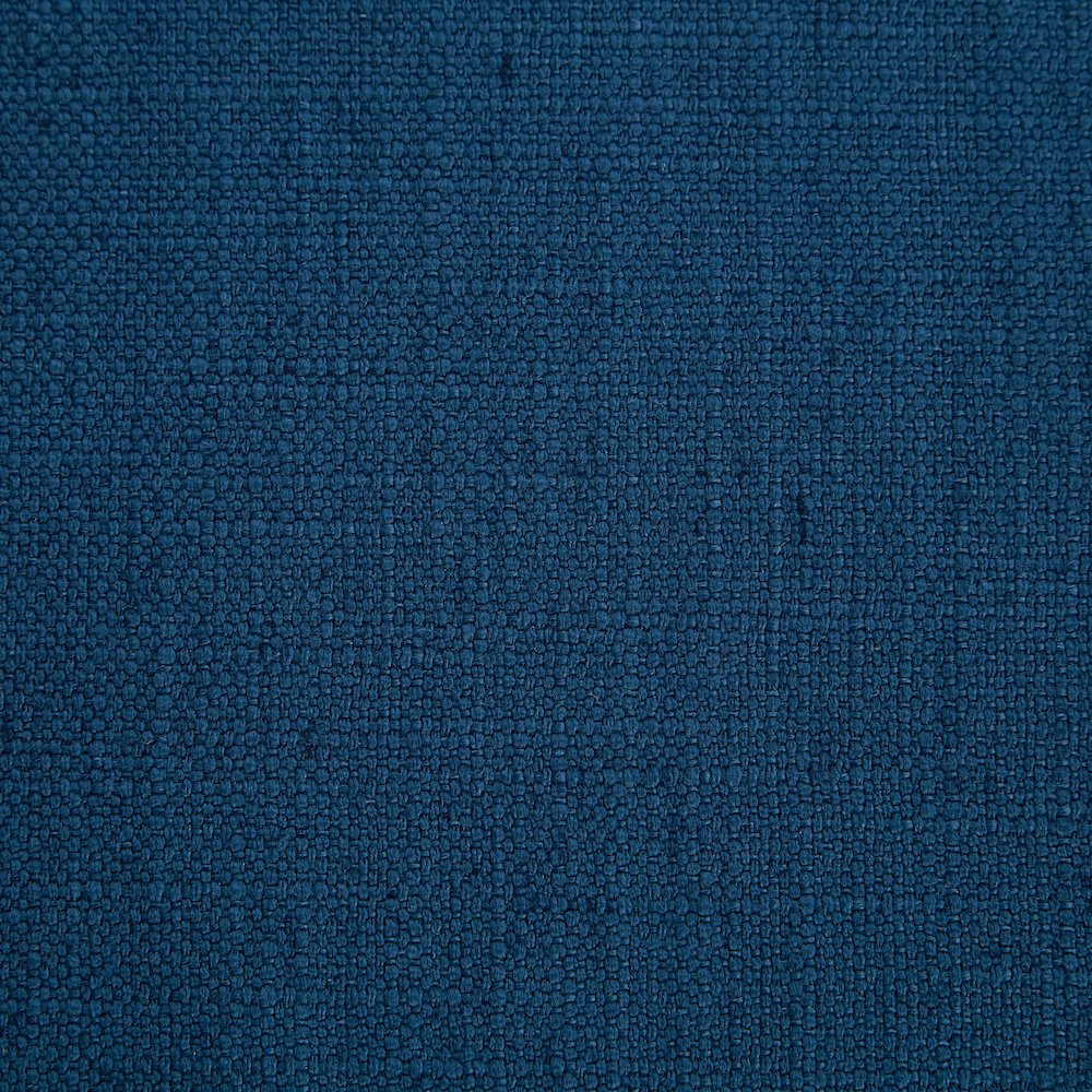 Felix Navy Linen Textured Fabric Full Bed
