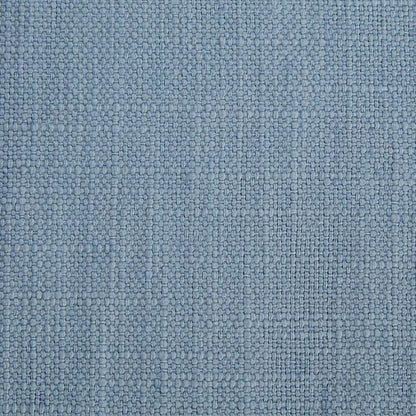 Felix Light Blue Linen Textured Fabric Queen Bed