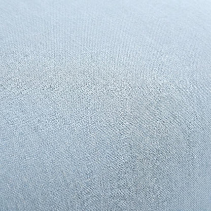 Linen Textured Fabric Platform Bed, Light Blue Linen Textured Fabric