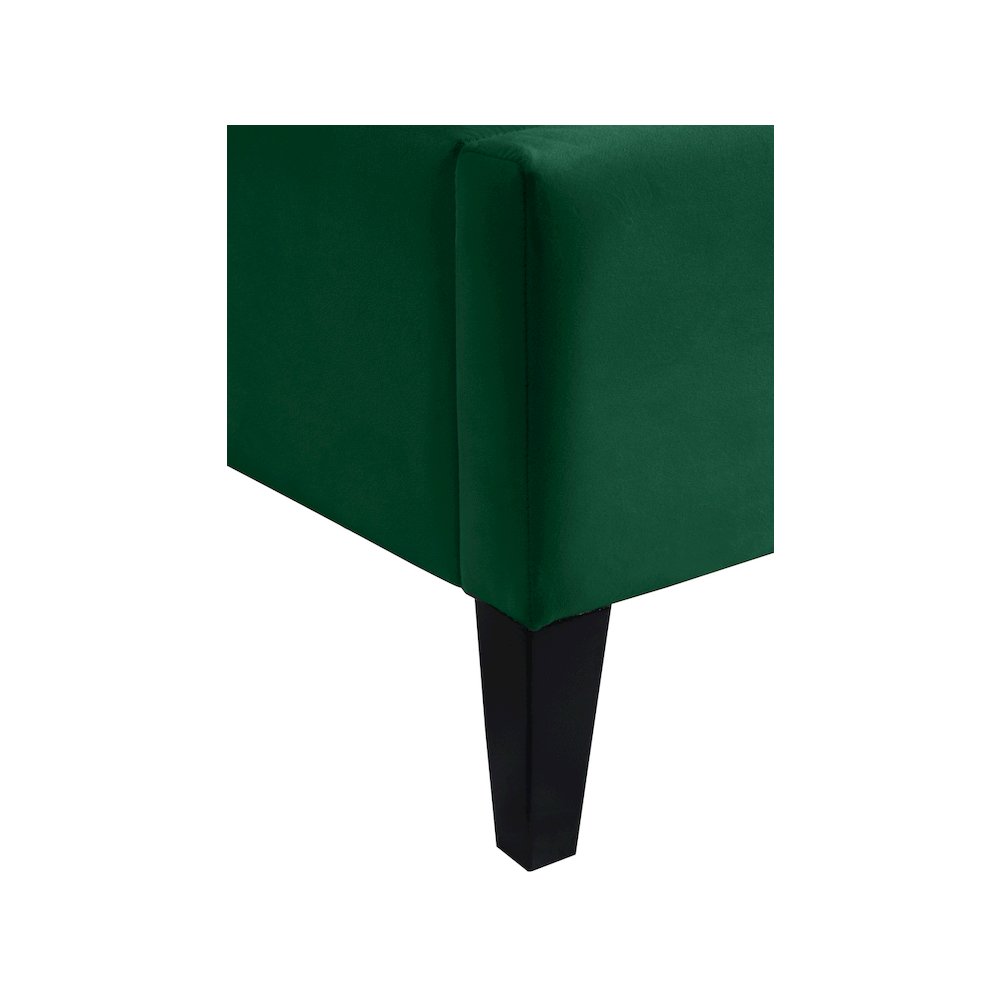 Fritz Green Velvet Full Bed
