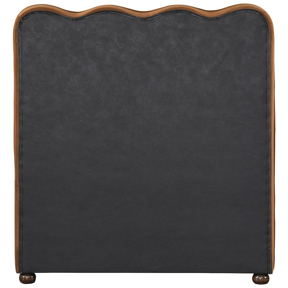 Gatsby Saddle Mohair Velvet Upholstered Twin Trundle Bed
