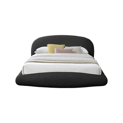 Genesis Black Teddy Fabric King Bed