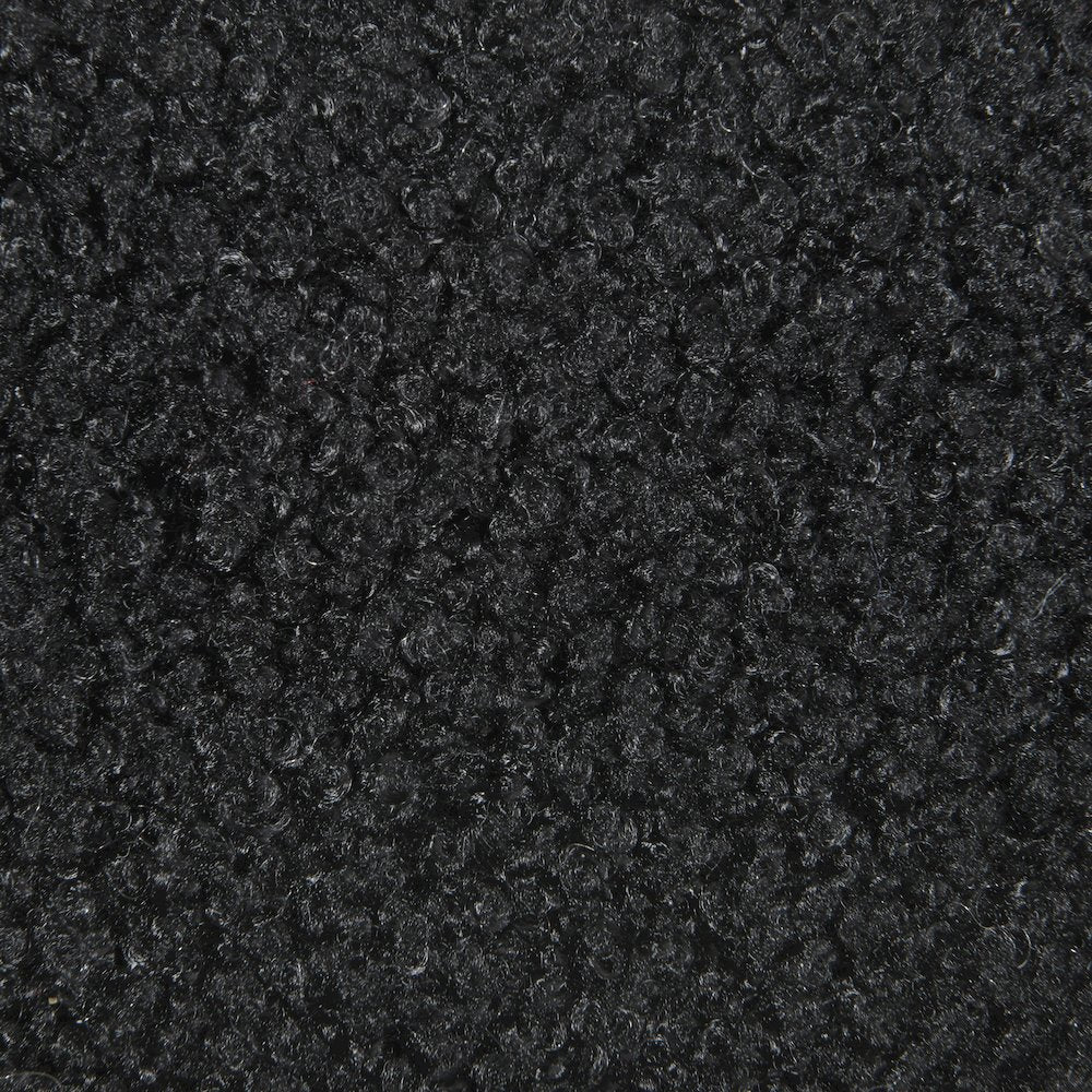 Genesis Black Teddy Fabric Queen Bed