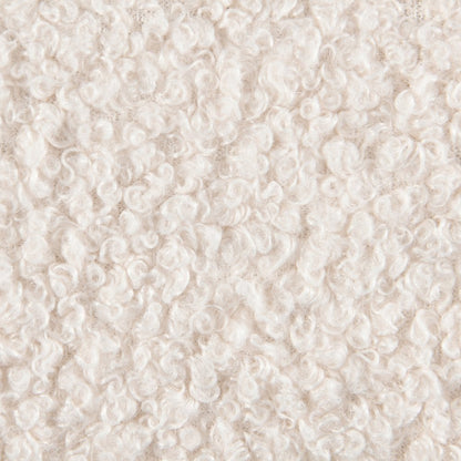 Genesis Cream Teddy Fabric King Bed
