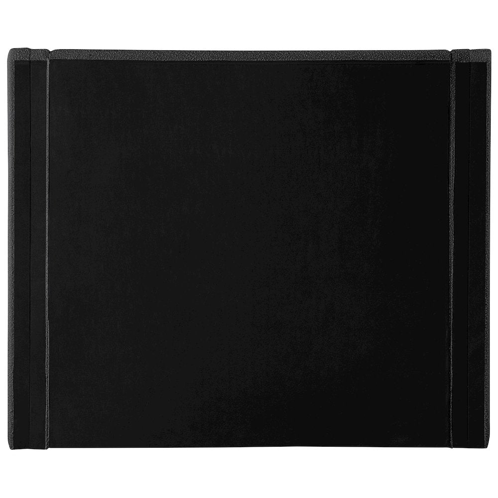 Halton Black Boucle Fabric Queen Bed