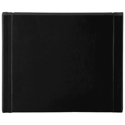 Halton Black Boucle Fabric Queen Bed