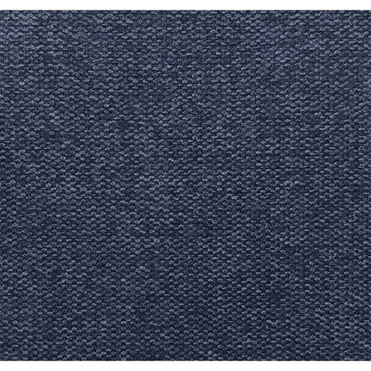 Harper Navy Linen Textured Fabric Twin Trundle Bed
