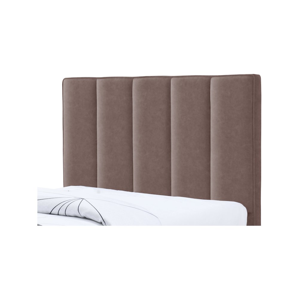 Hudson Brown Vegan Leather Twin Trundle Bed
