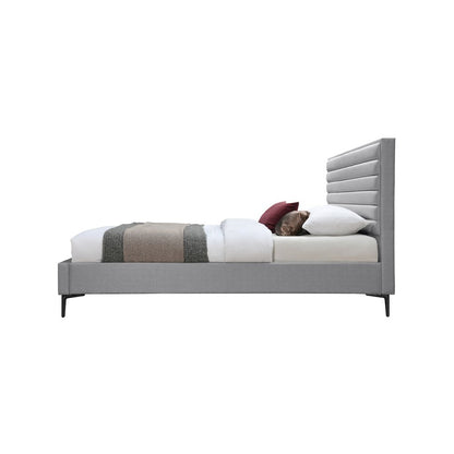 Hunter Grey Linen Textured Full Bed