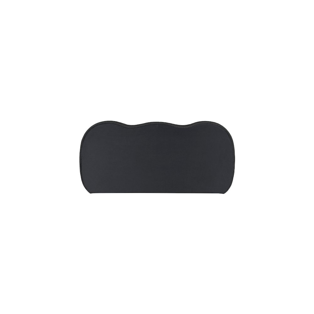 Hyde Black Boucle Fabric Queen Bed