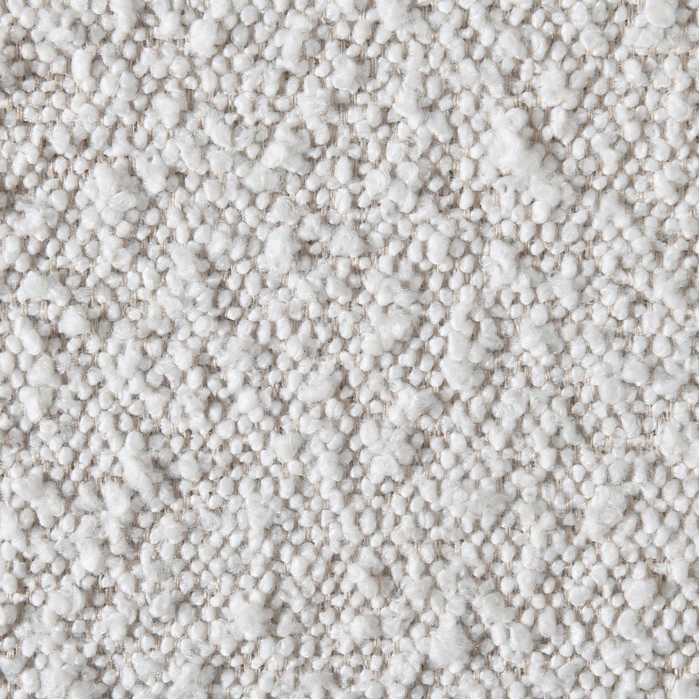 Jardin Cream Boucle Fabric Full Bed
