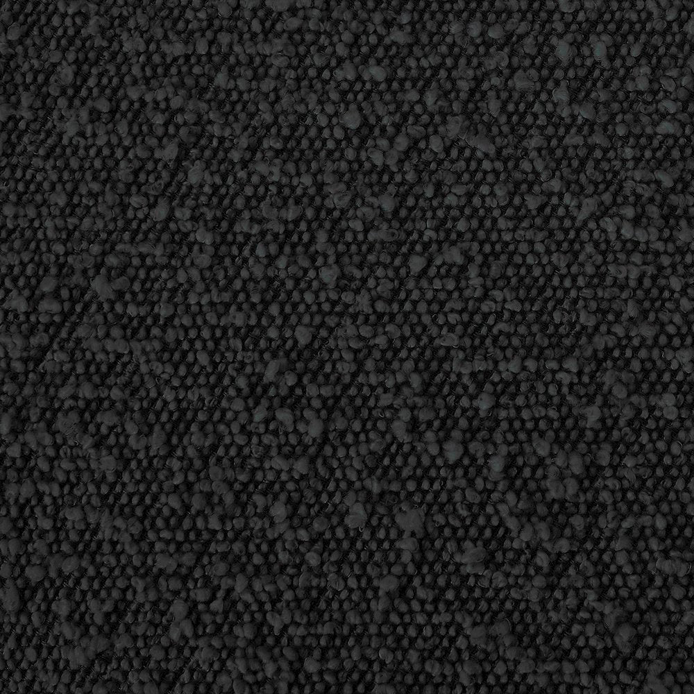 Kelly Black Boucle Fabric Twin Bed