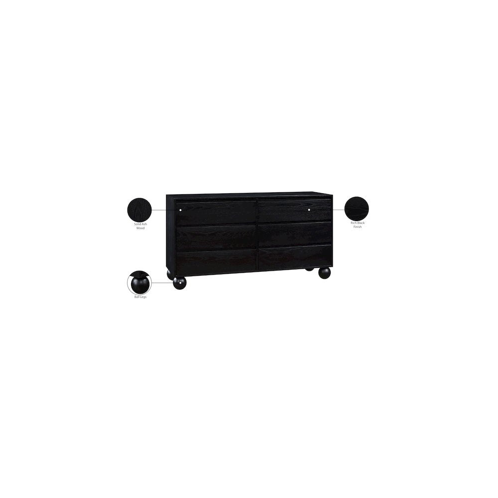 Kent Black Dresser
