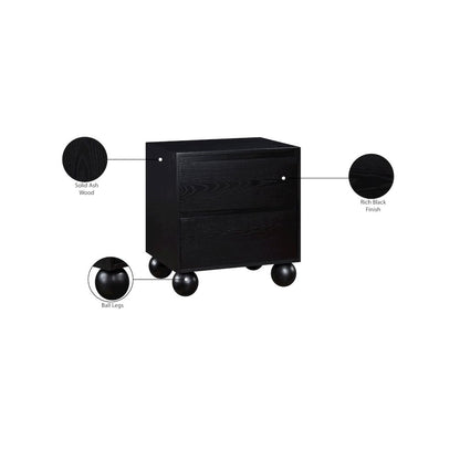 Kent Black Night Stand