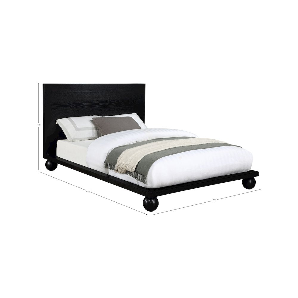 Kent Black Queen Bed