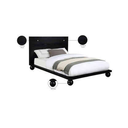 Kent Black Queen Bed