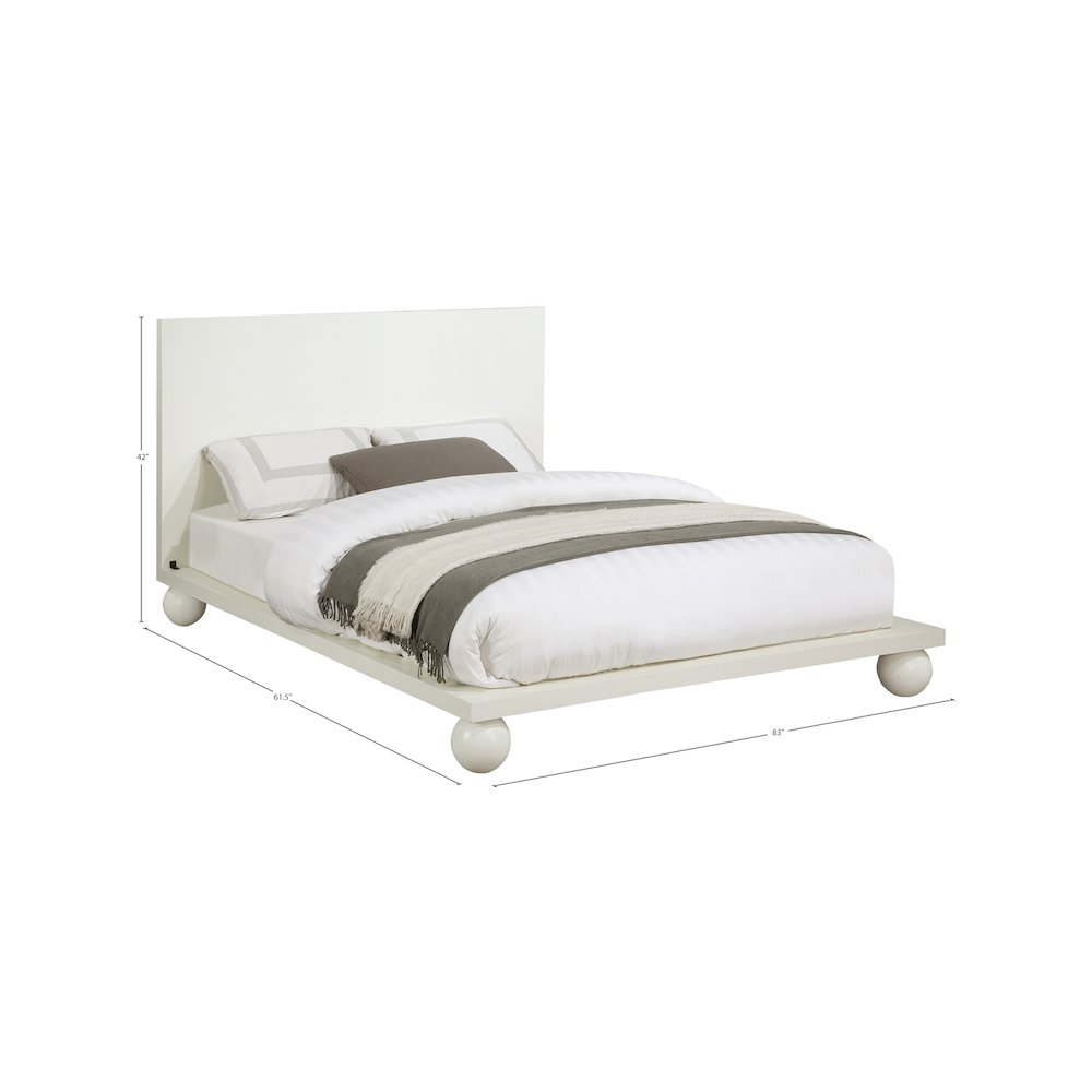 Kent Cream Queen Bed