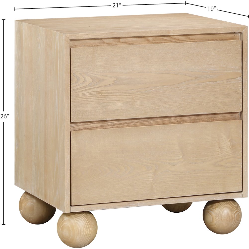 Kent Natural Night Stand