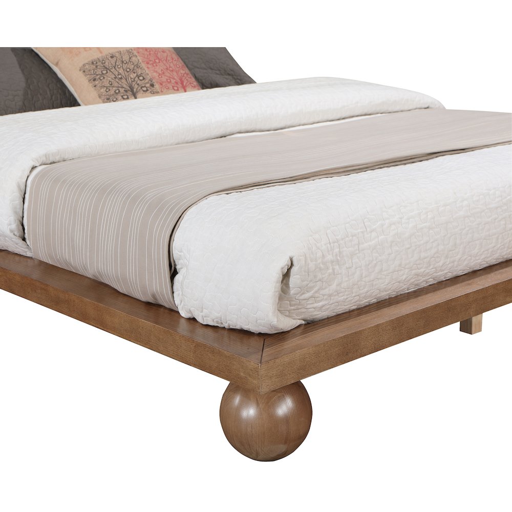 Kent Walnut King Bed