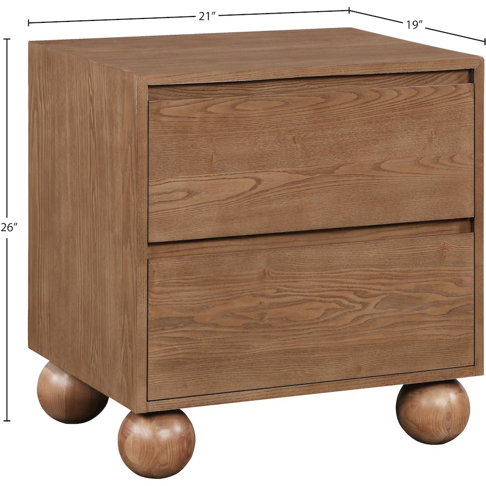 Kent Walnut Night Stand
