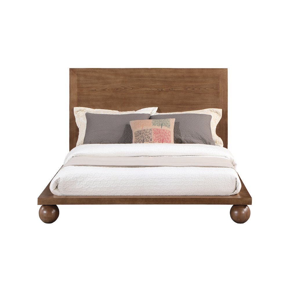 Kent Walnut Queen Bed