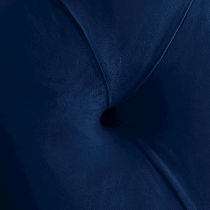 Kira Navy Velvet King Bed