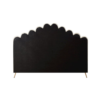 Lily Cream Velvet King Bed