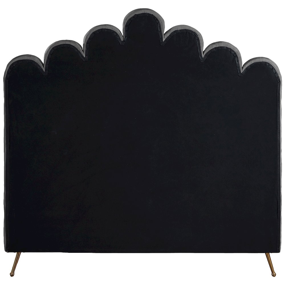 Lily Grey Velvet Full Bed