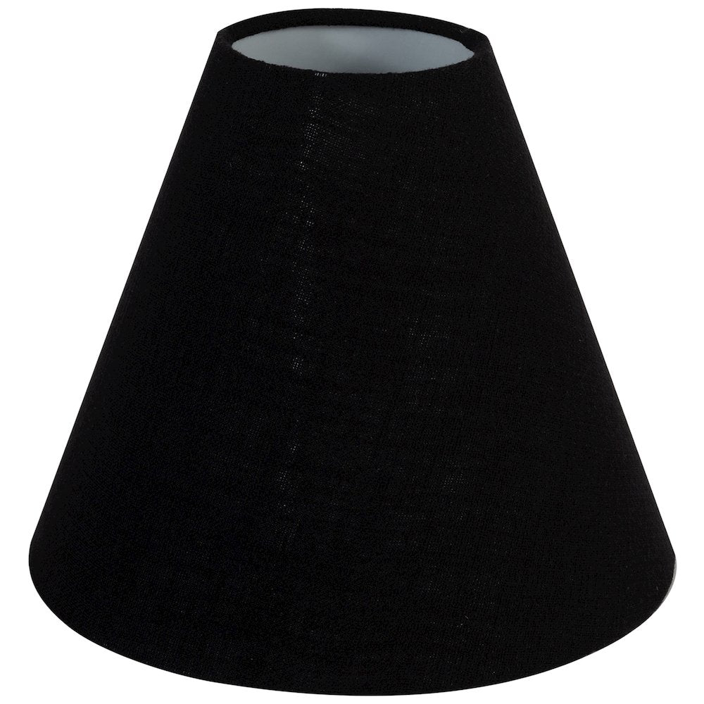 Lucente Black Genuine Marble Base And Cotton Shade Table Lamp